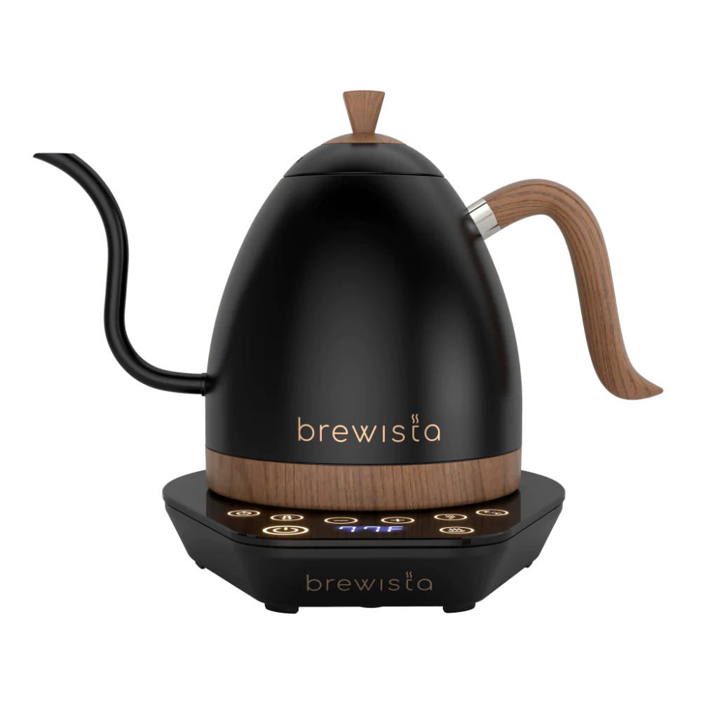 Artisan Electric Gooseneck Kettle Wooden Handle - Brewista