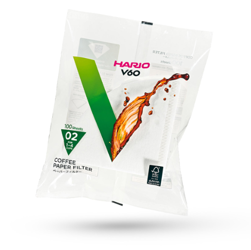 Filtros de papel V60 (02) - 100 unidades / Blanco