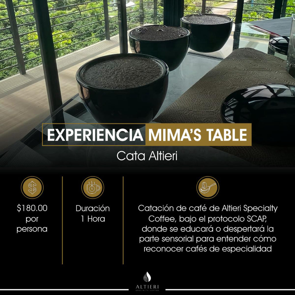 EXPERIENCIA MIMA’S TABLE